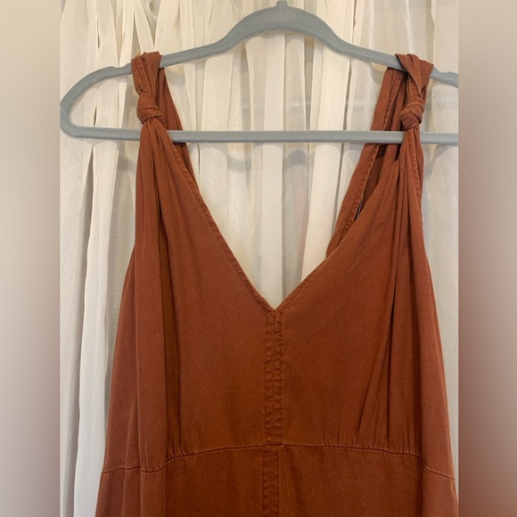 Zara brown faux suede look dress, Medium - Picture 4 of 6